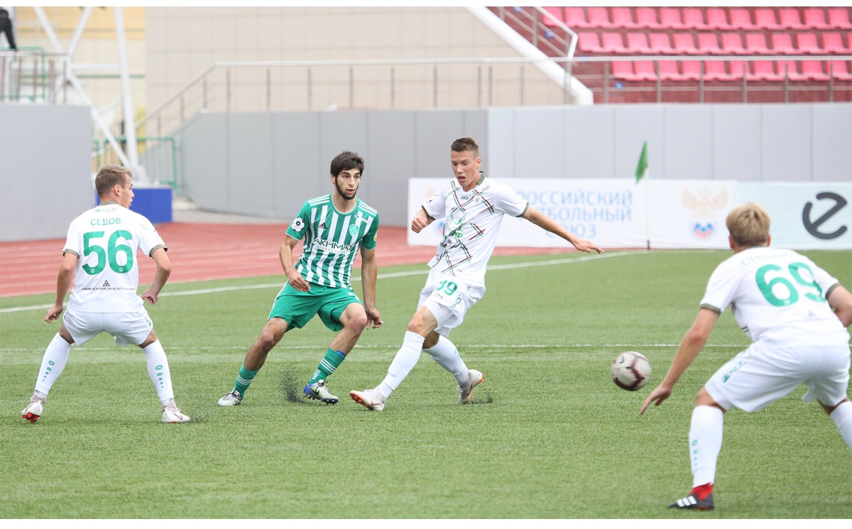 Молодежный состав ФК "Ахмат" сыграл вничью с "Рубином"