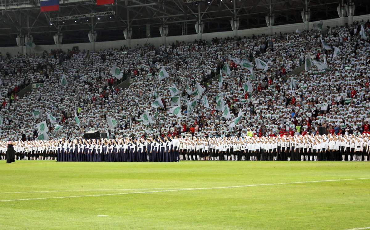 Матч «Ахмат» — «Амкар» — один из самых посещаемых в истории «Ахмат-Арены»