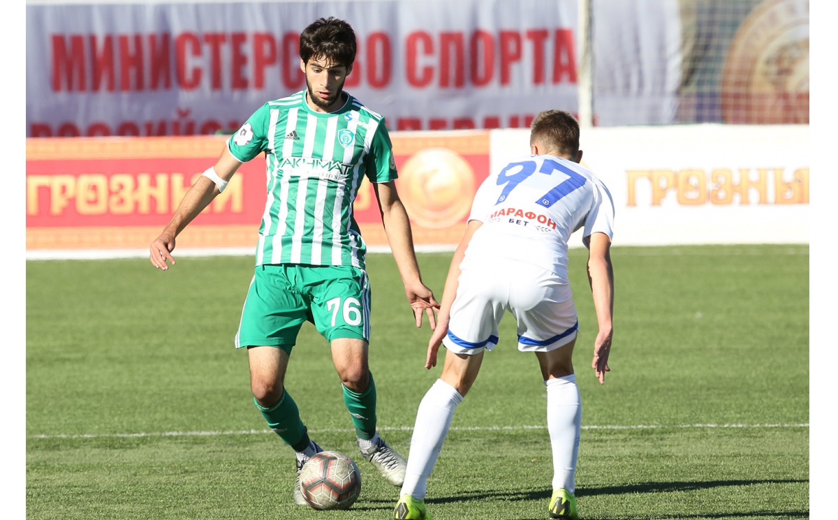 Молодежный состав грозненцев уступил «Динамо»