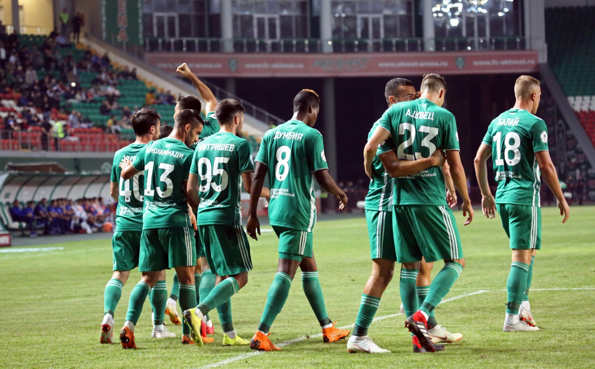 Фоторепортаж с матча «Ахмат» – «Оренбург»