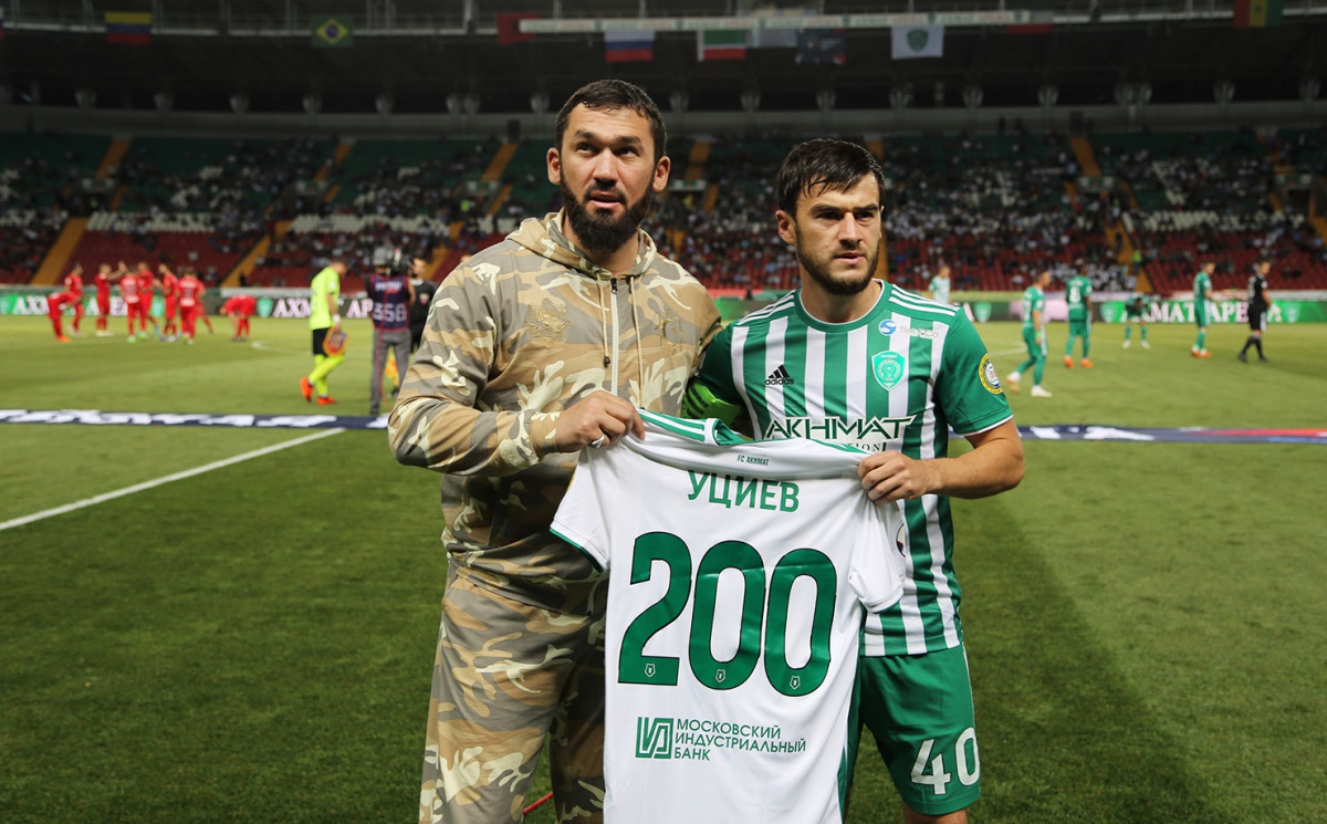 Ризван Уциев: Счастлив, что удалось сыграть уже 200 матчей за «Ахмат». 