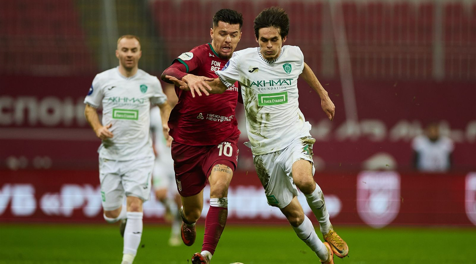 Грозненцы уступили в матче чемпионата с «Рубином»