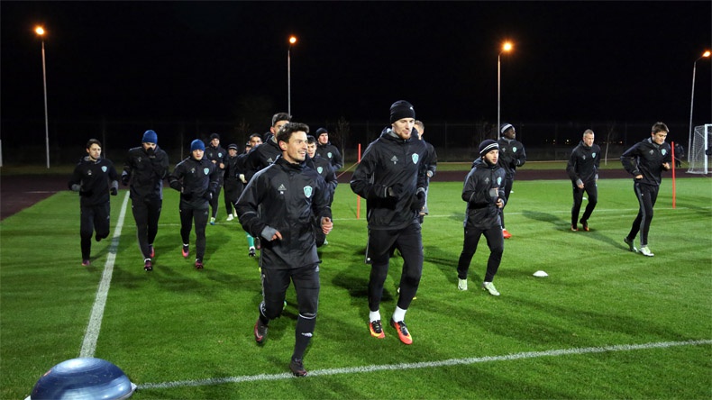 "Терек" готовится к матчу с "Зенитом" 