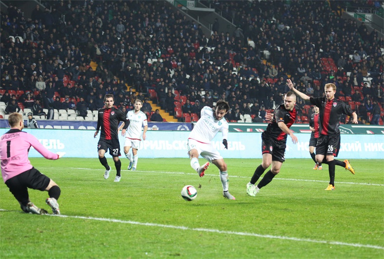 «Терек» обыграл «Химки» и вышел в ¼ финала Кубка России