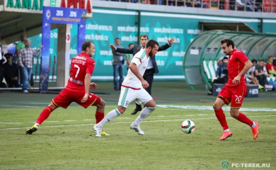 Телеканал ЧГТРК "Грозный" покажет кубковый матч "Терек" - "Уфа"