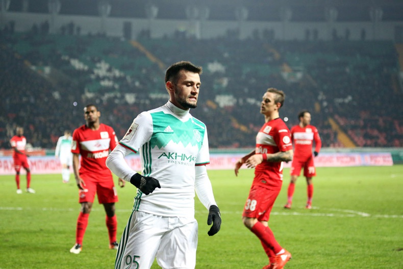 Фоторепортаж с матча «Терек» - «Спартак»