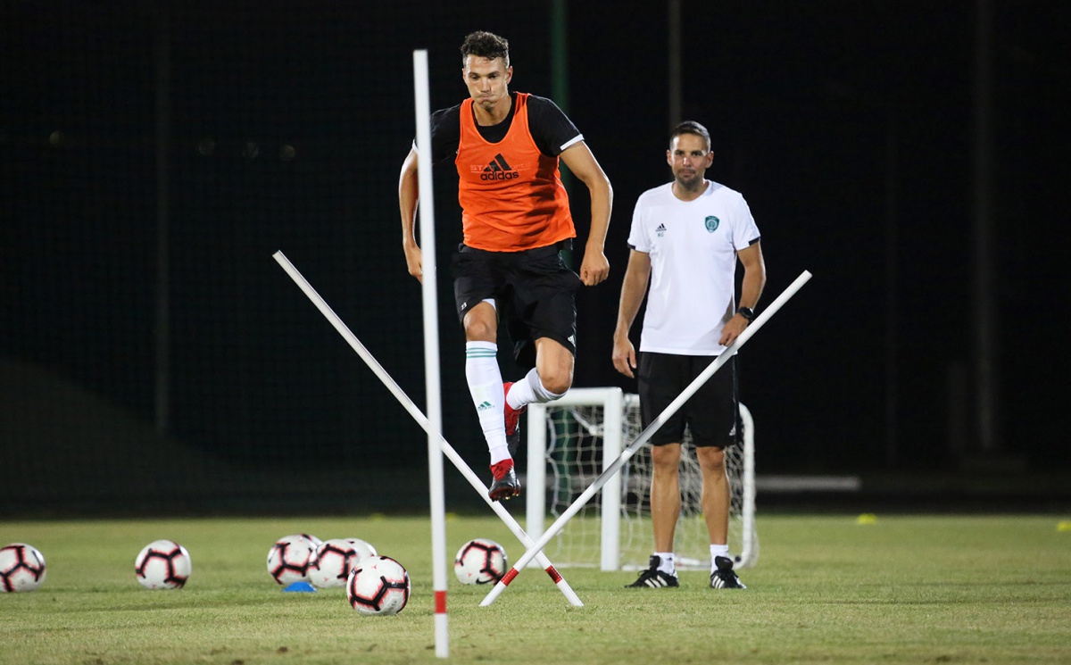 Фоторепортаж: Подготовка к матчу с "Енисеем"