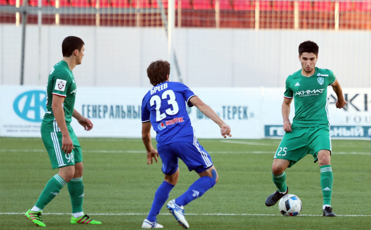 Молодежный состав «Терека» сыграл вничью с «Оренбургом»