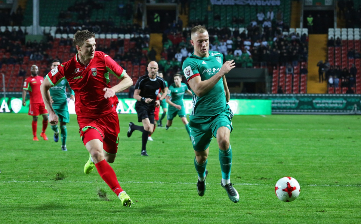 Фоторепортаж с матча «Терек» - «Уфа»