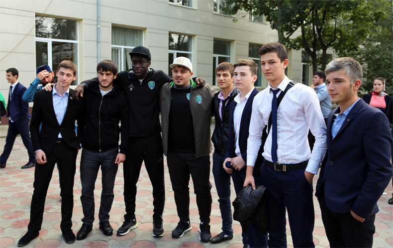 Уциев и Мбенг побывали в ГГНТУ