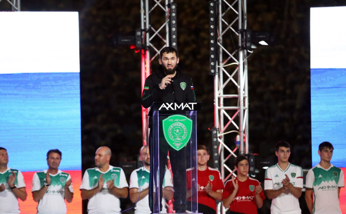 Магомед Даудов: в ФК «Ахмат» все как один бьются самоотверженно для достижения результата