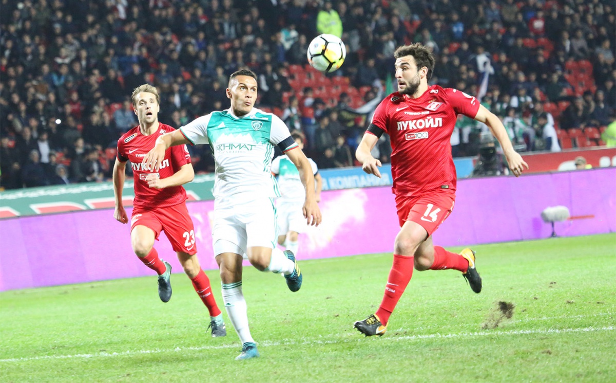 «Ахмат» провел матч со «Спартаком»