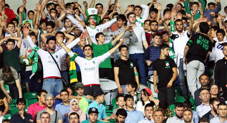 "Ахмат-Арена" - на втором месте по посещаемости в 1-м туре