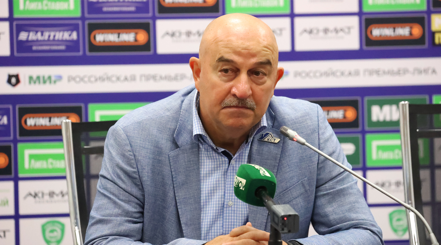 Станислав Черчесов: Благодарен команде, что хотели отыграться и играя в меньшинстве 
